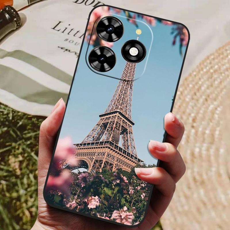 For Infinix Hot 40 Case Hot40 Pro Luxury Phone Silicon Back Cover For Infinix Hot 40 Pro / Hot 40i Cases Protective Shell Capas