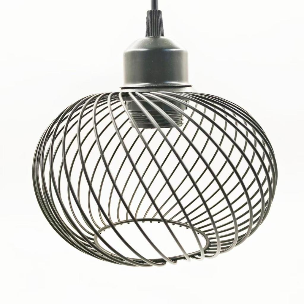 Retro Industrial Style Iron Wire Geometric Lampshade
