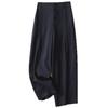 DIMANAF 2026 Summer New Plus Size Women Long Pants Cotton Linen Vintage Loose Elastic Waist Casual Lady Bottoms Clothing