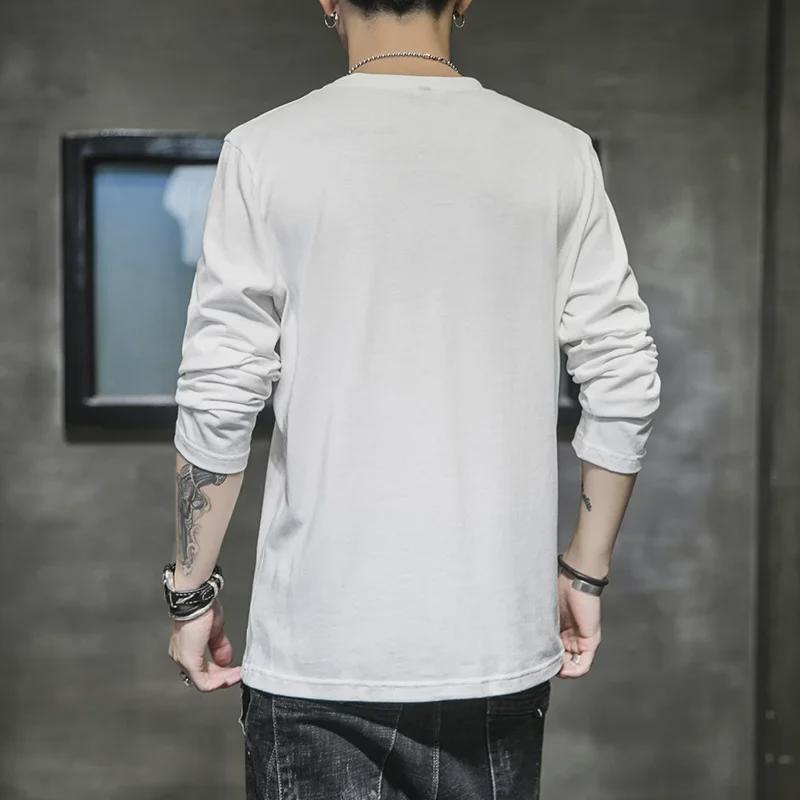2020 Men's Trendy Hong Kong-Style Long-Sleeve T-Shirt
