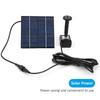 4 Nozzles Solar Panel Water Pump Mini Solar Water Fountain Solar Fountain Pump  Garden