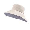 Customizable logo Summer Outdoor Waterproof Sun Protection Foldable Reversible Cotton Wide Brim Travel Bucket Hat for Daily Use