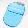 Sleeping bag for stroller gondoli seat for sled winter autumn warm soft blue