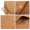 Beach Bags Straw Clutch Straw Shoulder Bag Women's'S Light Brown
