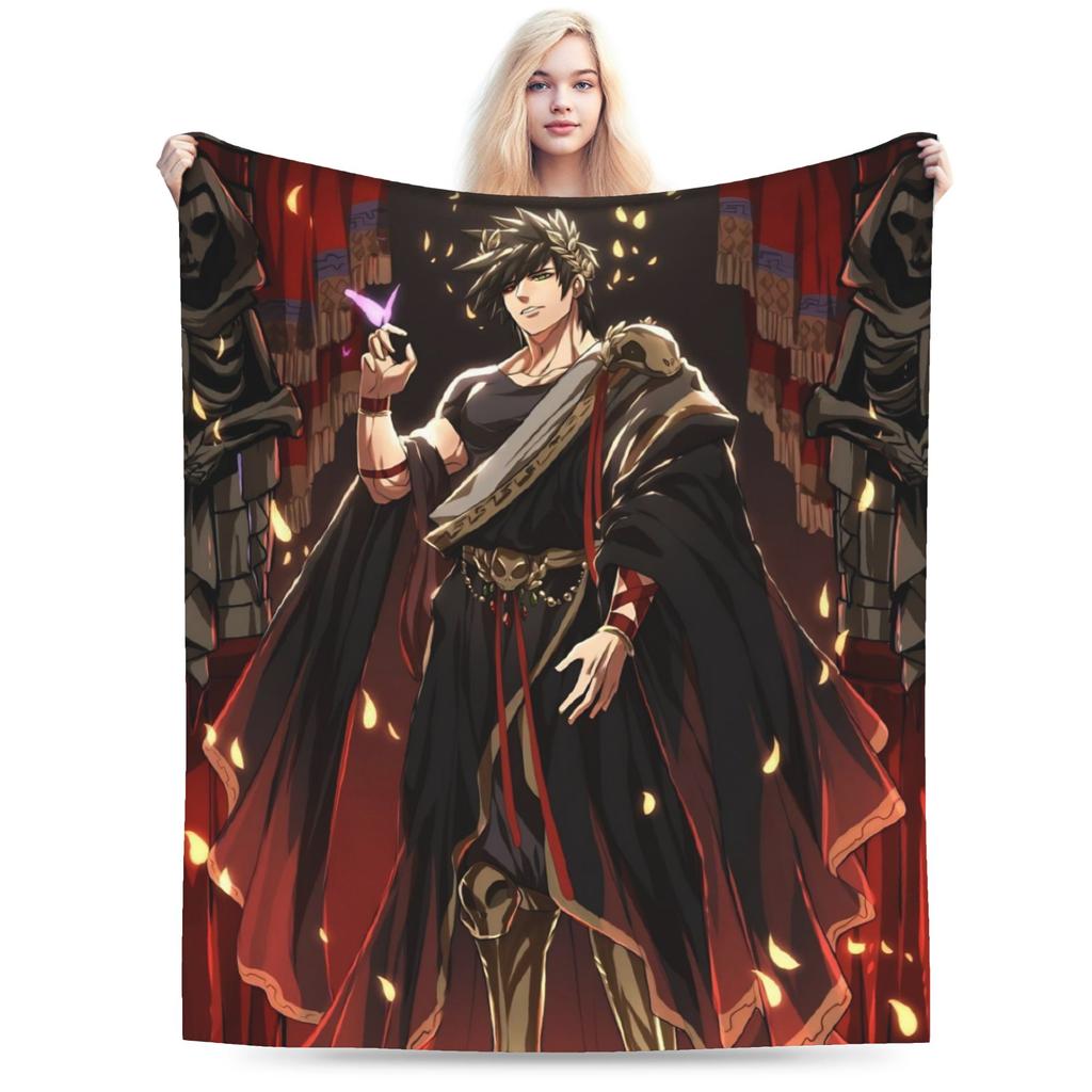 Hades Zagreus Plush Blankets Girls Boys Flannel Bedding Throws For Bedroom Soft Warm Design Quality Bedspread Birthday Gift