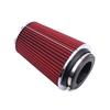 Universal 76/89/101mm Cone Air Filter 3/3.5/4 Inch - Washable Racing Cold Air Intake Filter With Adjustable Clamp