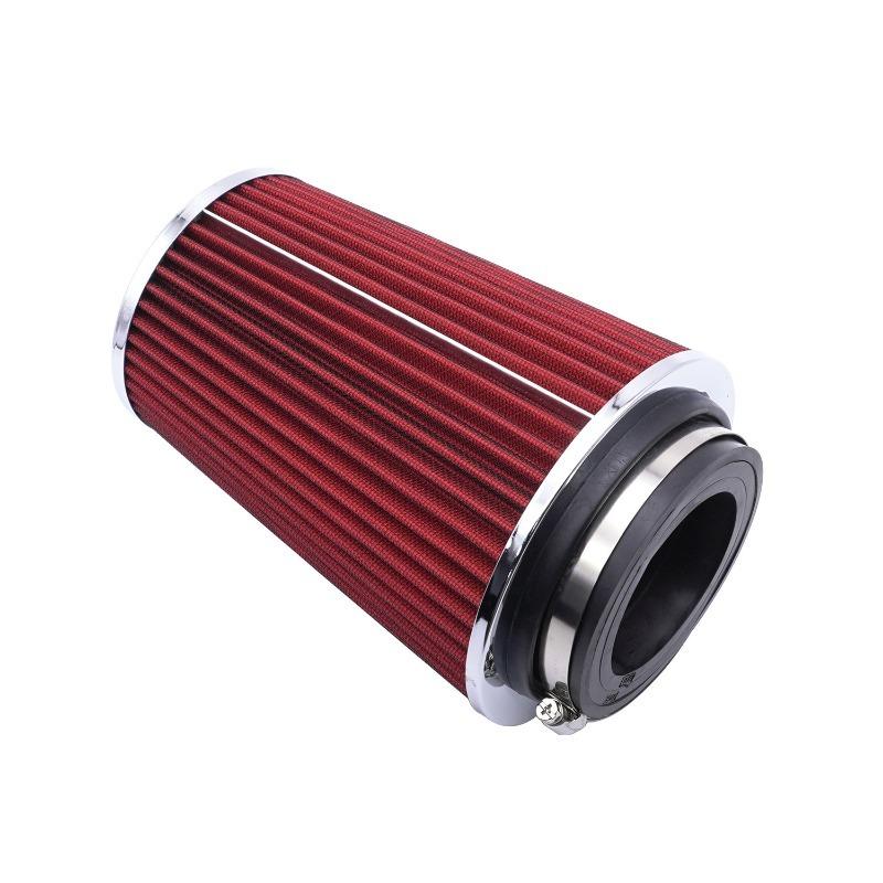 Universal 76/89/101mm Cone Air Filter 3/3.5/4 Inch - Washable Racing Cold Air Intake Filter With Adjustable Clamp