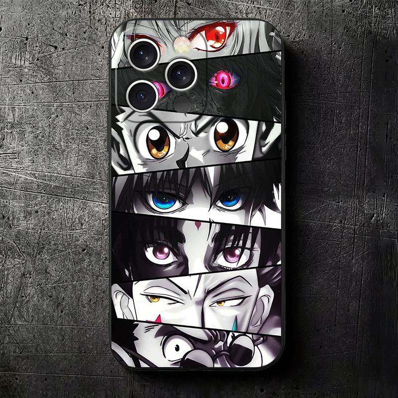 Hunter X-Hunters Anime Soft Phone Case for iPhone 16 16E 17 Air 15 Pro Max 14 Plus 13 Mini 11 12 7 Black Cover Back Shell