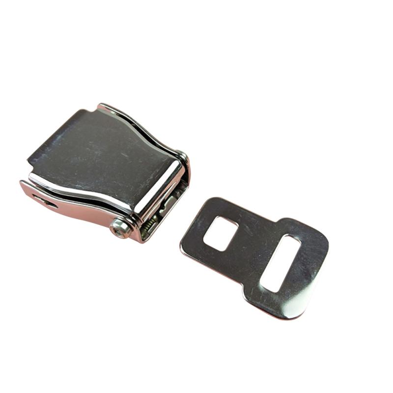 Two-point Airplane Seat Belt Extender 7-35 Inches Adjustable Telescopic Seatbelt Buckle For Fat