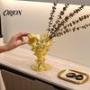 Non Fragile Tabletop Vase Creative 3D Printed Flower Vase, Modern Decorative Minimalist Container, Elegant Aesthetic for Living Room Artistic