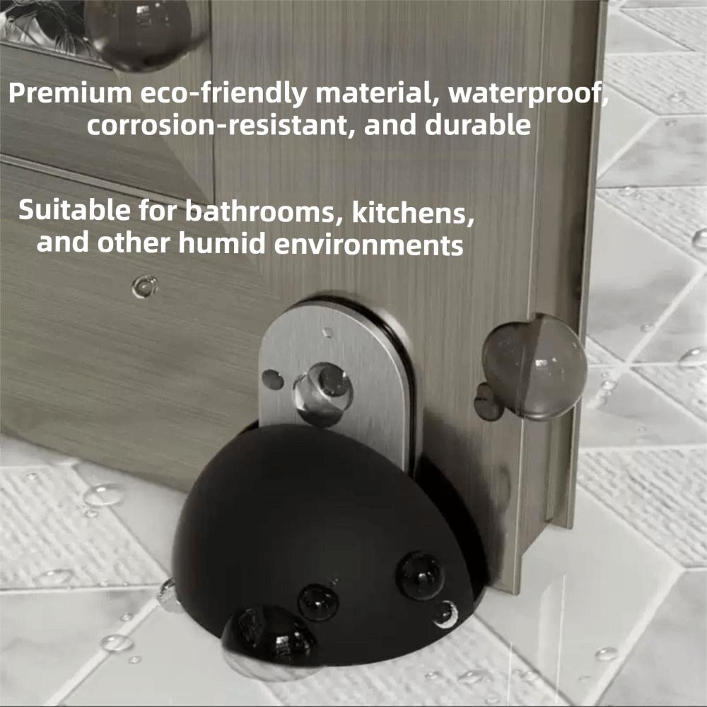 No-drill Magnetic Door Stopper Self Adhesive Door Holder Premium Floor Door Catch  Furniture