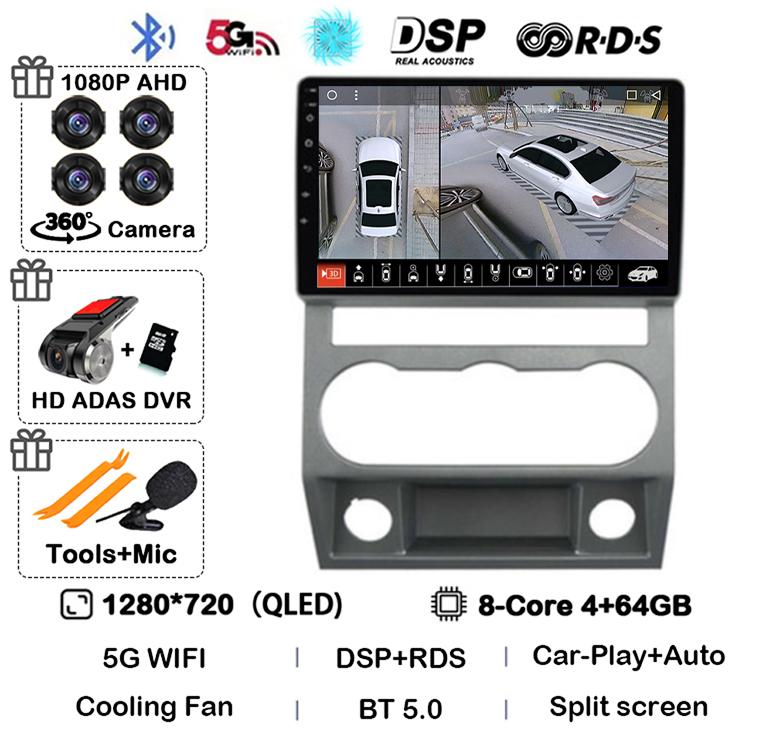 Android 14 Auto Carplay WIFI Car Radio For GAZ Gazelle Next 2013 - 2021 Multimedia Video Player GPS Stereo Navigation 360 Camera