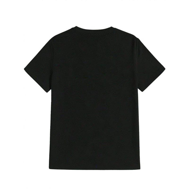 European Size This Is a Humorous Black Summer T-Shirt for Men, Featuring a Vintage Western Rodeo Star Design, Made of with Short Sleeves