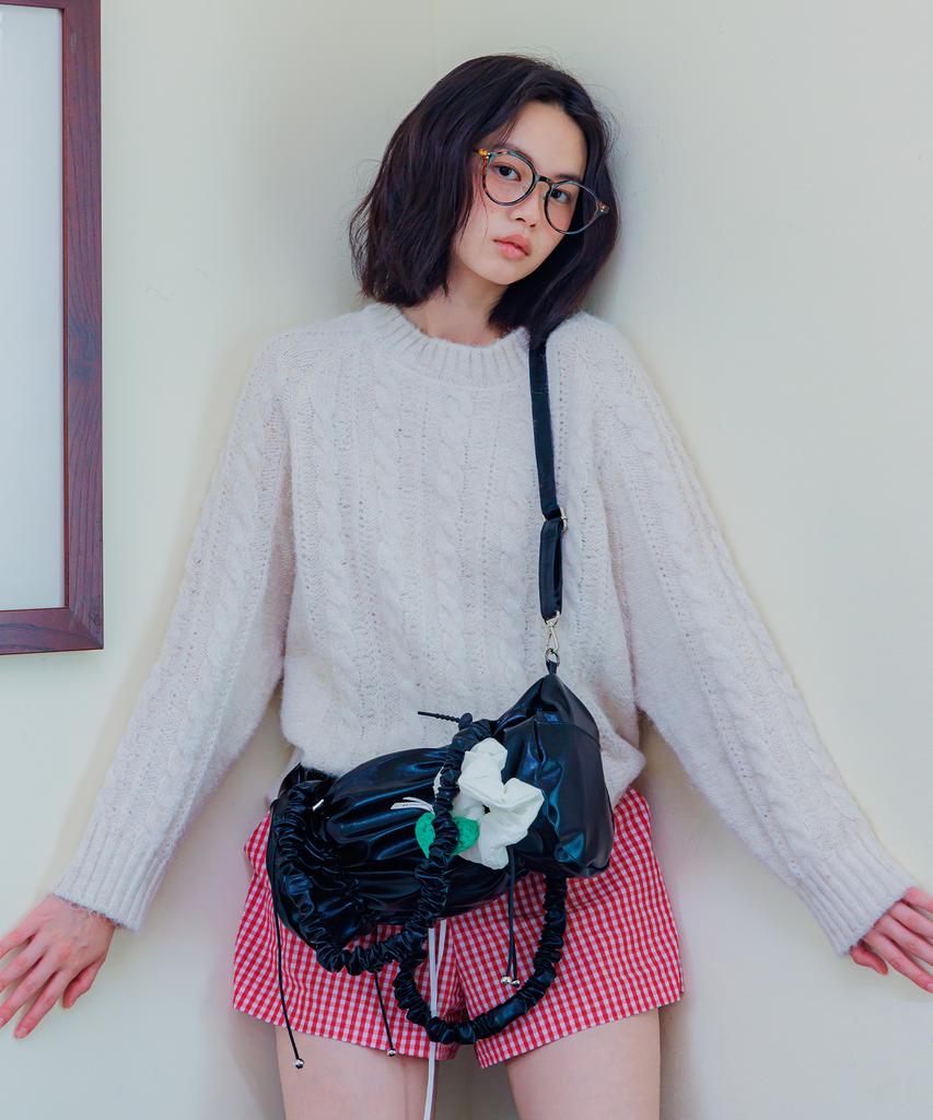 Limelike Winkle Duffle Bag_Black