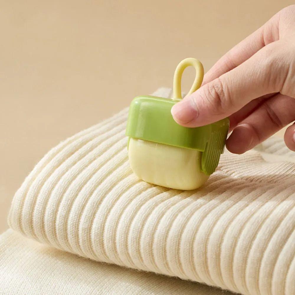 2Pcs Washable Pet Hair Remover Small Plush Lint Roller Ball Clothes Hair Sticky Roller  Household