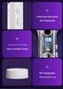 2025 Purple 3-in-1 Electric Mosquito Swatter & Killer Lamp with Automatic Luring