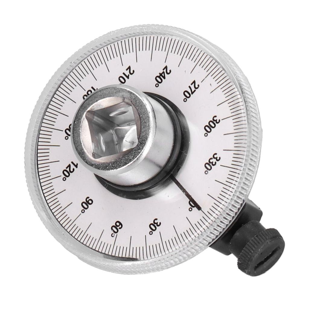 360° Torque Angle Gauge 1/2in Drive Rotation Checker Tester Measuring Tool Universal for Car