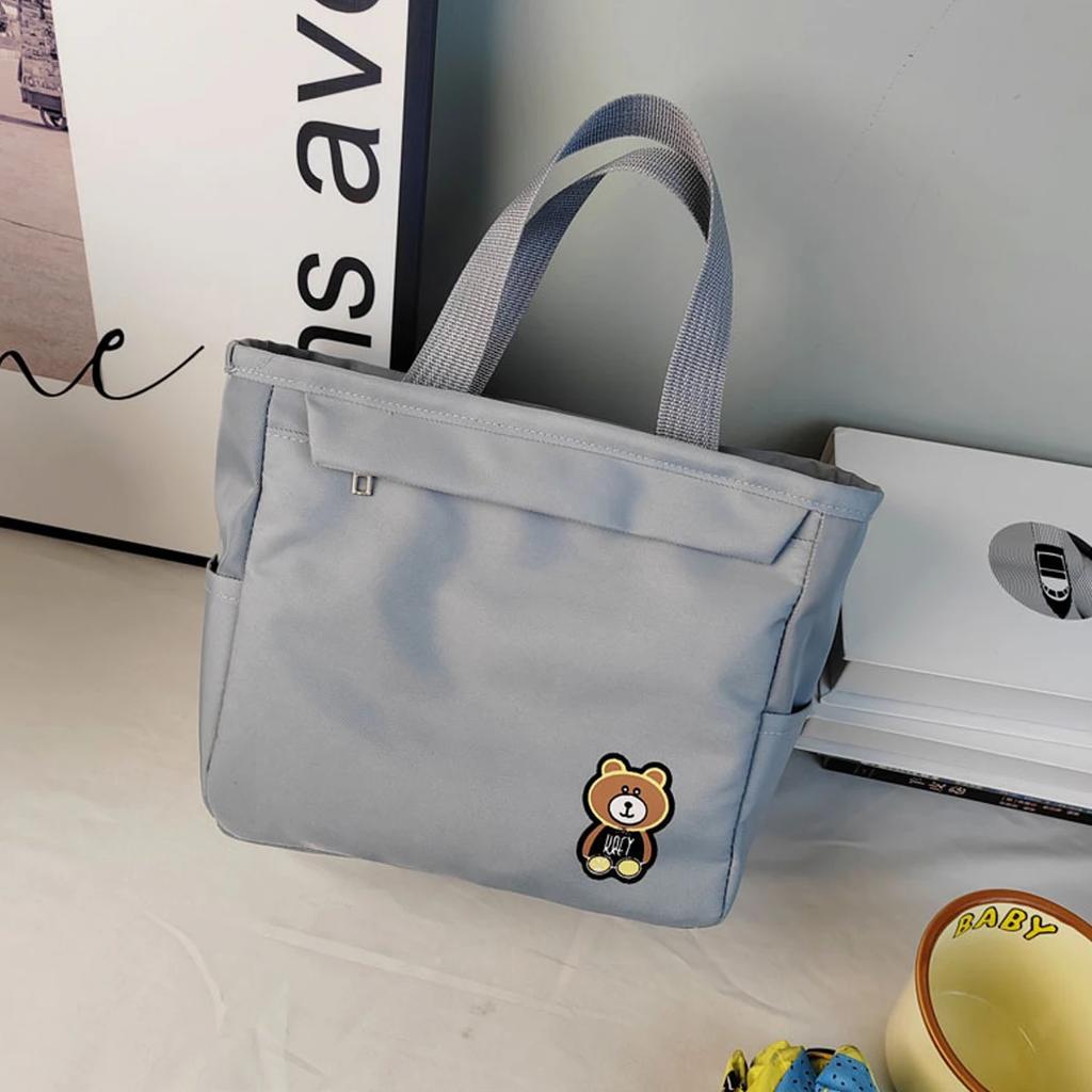 1pc Cute bear portable thick waterproof insulation lunch bag