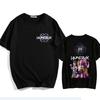 Loose Crew Neck Short Sleeve T-Shirt K Pop Demon Hunters Hunter Group Print Base Layer Top
