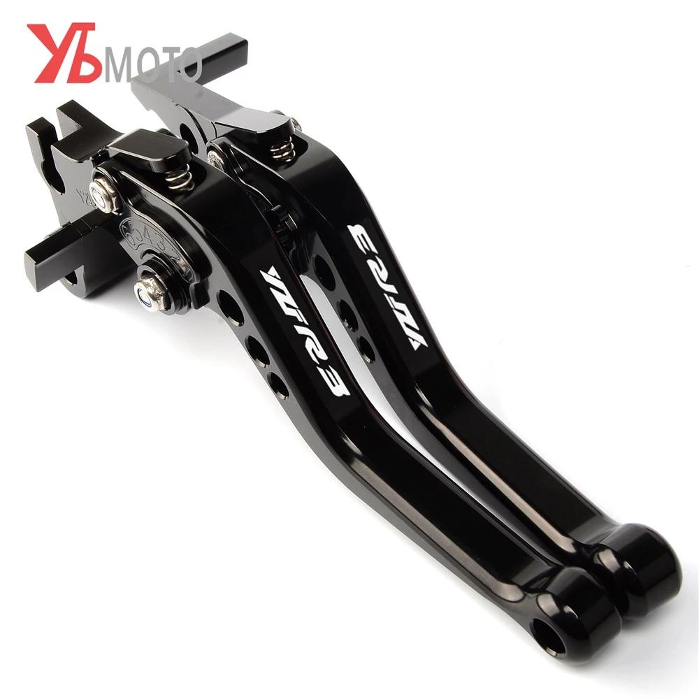 Motorcycle CNC Adjustable Short Brake Clutch Levers For YAMAHA R3 YZF-R3 MT03 MT-03 2015 2016 2017 2018    2022 2023