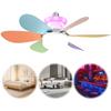 40W Flush Mount Ceiling Fan Lamp with Remote Decorative Ceiling Fanlight Stepless Dimming Small Ceiling Fanlight for Living Room