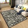 3D Stripe Tiger Print Pattern Area Rug Large,Carpet Rug for Living Room Bedroom Kitchen Doormat Decoration, Non-slip Floor Mat