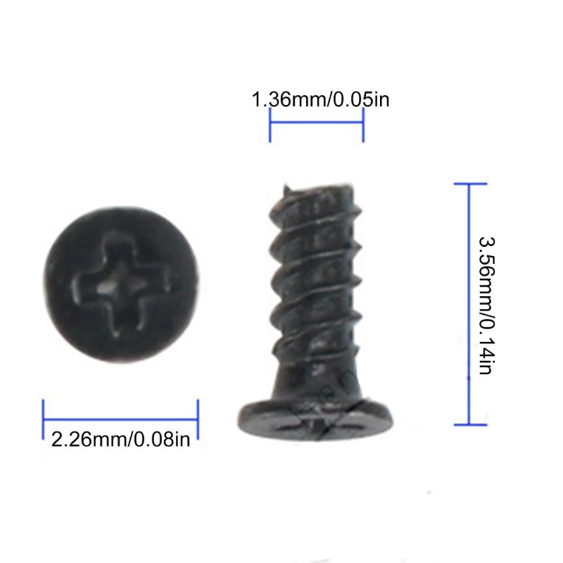 58Pcs Full Screws Set for NS Lite Game Console Repair Replacement Head Screw Kit