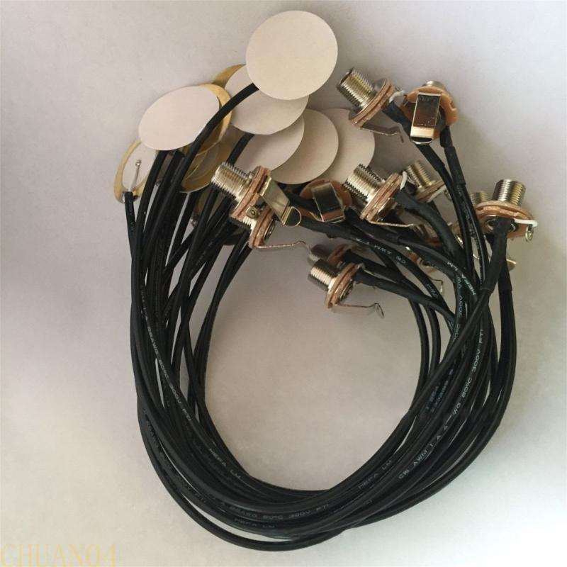 A1A2 Self-adhesive Kalimba Pickup Piezo Transducer Microphone Contact Piezo Pickup
