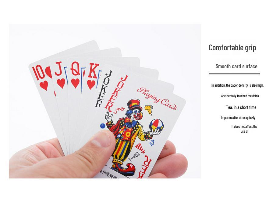 Wangdao 803 Durable Poker Cards: Thickened Decks for Home & Card Rooms, 100-Pack