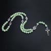 glowing in Dark Rosary Necklace Holy Jewelry Charm Decoration for Birthday Wedding Festival Decoration