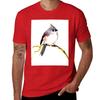 Beautiful Bird, Titmouse T-Shirt for a boy animal prinfor boys Short sleeve tee fitted t shirts for men