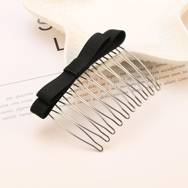 2pcs Bow Hair Comb Hair Clip Headdress Hair Clip