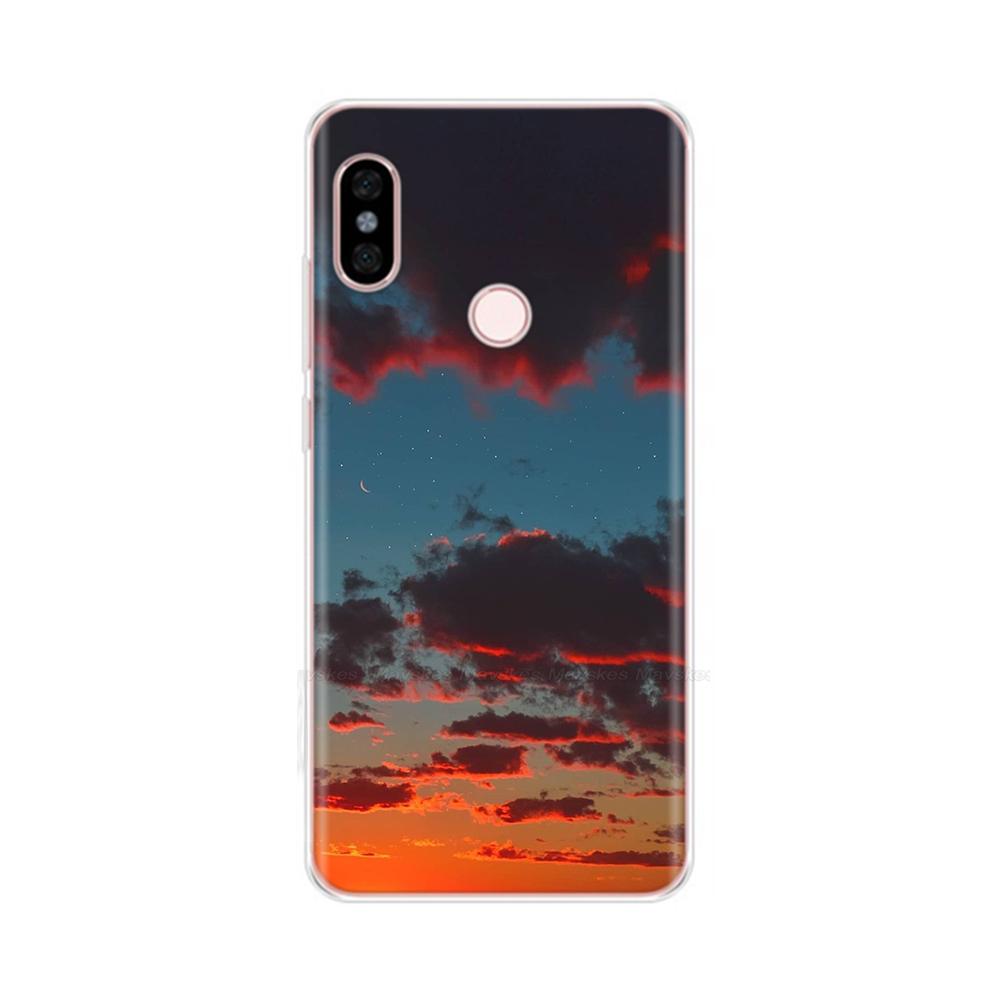 For Redmi Note 5 Note5 Pro Protective Shell Soft Silicone Phone Case Cartoon Painted Back Cover For Redmi Note 5 6 Pro Fundas