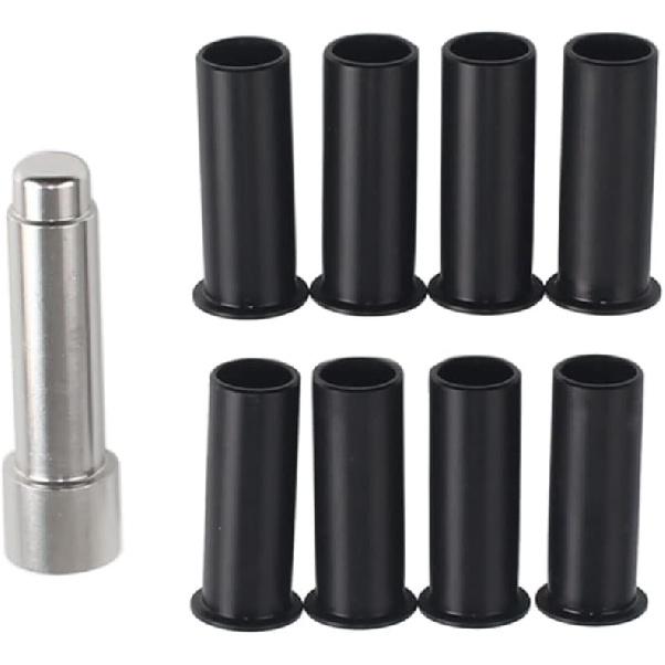 

Door Hinge Insert Kit with Removal Tool, 1 Set Door Hinge Bushing Liners Kit Replacement, 2007-2019 Compatible with Jeep Wrangler JK 4-Door, Black чёрный