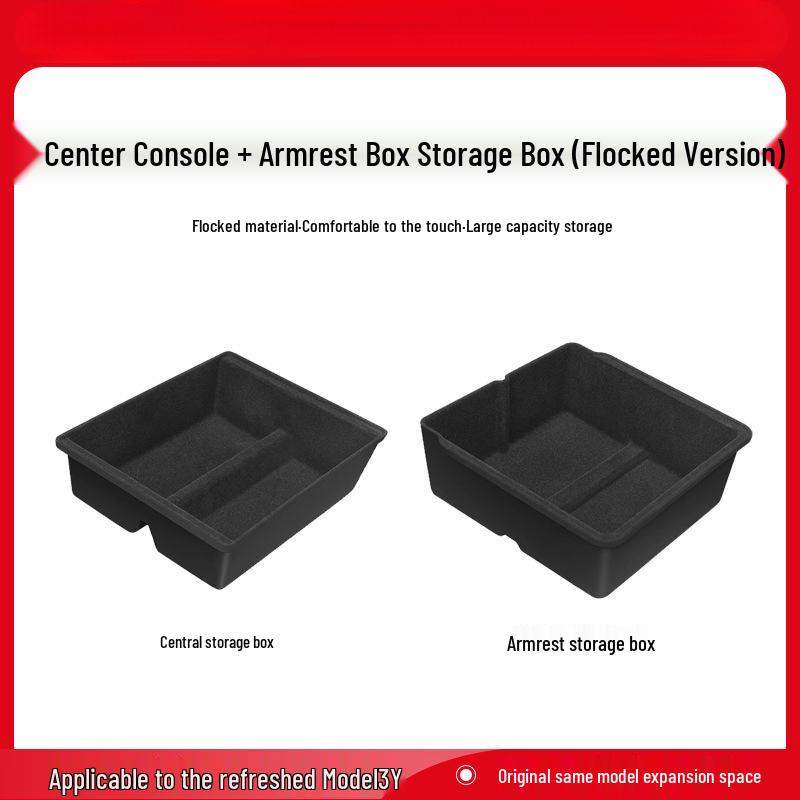 Tesla Model 3/Y Mittelkonsolen-Ablagefach & Armlehnen-Organizer