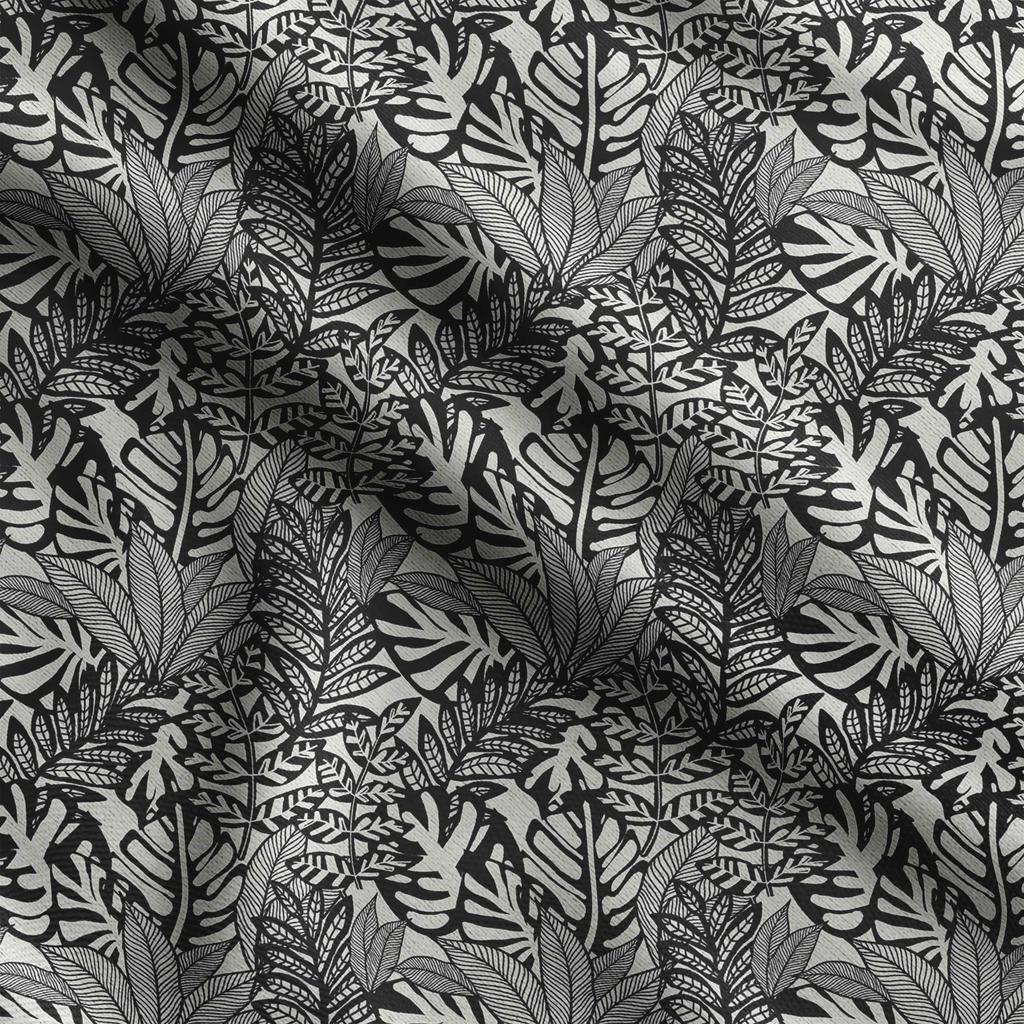 Soimoi Leaves Print,  Cotton Cambric, Quilting Fabric Sold by The Yard 42 Inch Wide, Medium Weight Cotton Fabric,
