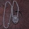 Stainless Steel Vikings Trinity Wolf Claw Necklace Gold Steel Color Nordic Animal Bear Paw Rune Amulet Pendant Jewelry Gift