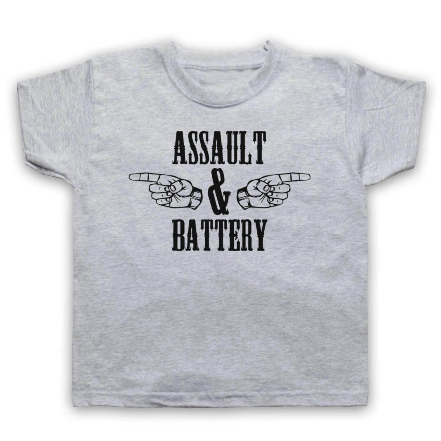 ALWAYS SUNNY PHILADELPHIA ASSAULT & BATTERY AS WORN MAC KIDS CHILDS T-shirt 110
