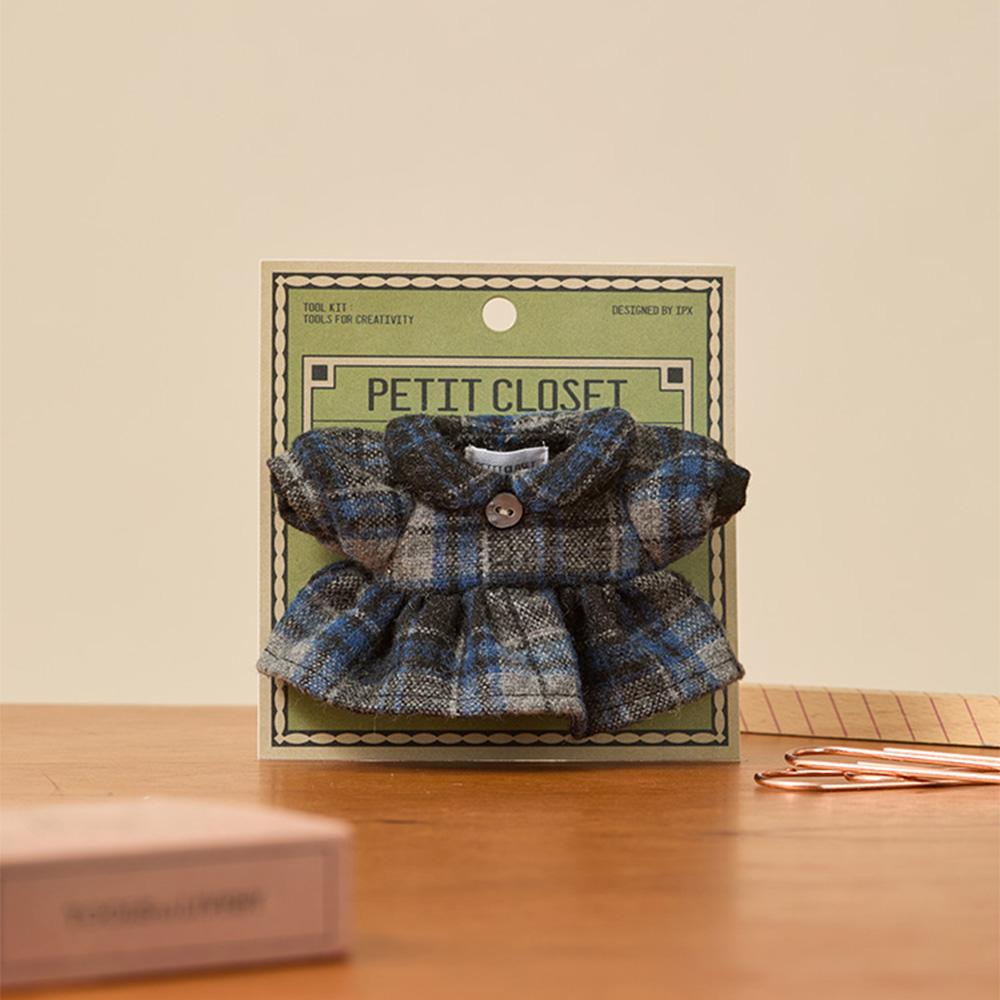 LINE FRIENDS Petit Closet Check Dress