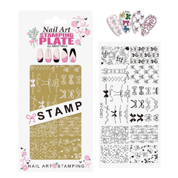 Long Lasting Metal Nail Design Stamp Reusable Template With Detailed Embossing For Gel And Regular Polish Users