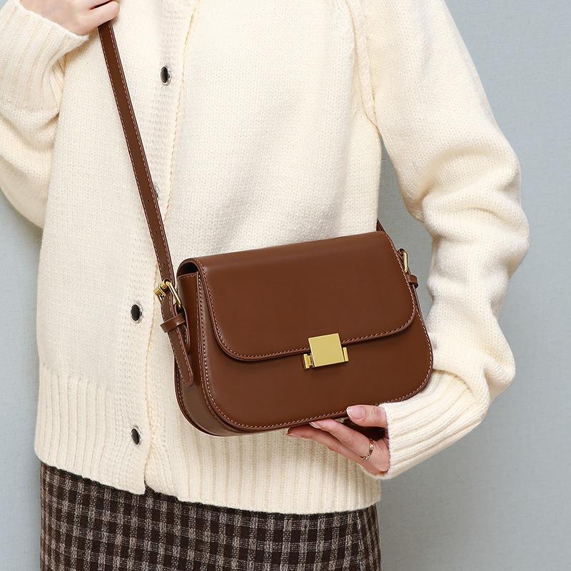 Bags Women's Versatile Summer New Messenger Bags Popular Leather Light Luxury Premium Underarm Bags Commuter Bags Bags
