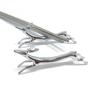 1PCS Cutlery Rest Silver Chopstick Stand Cutlery Rest Silver Zinc Alloy Animal Shape For Fork Spoon Dining Table Accessories