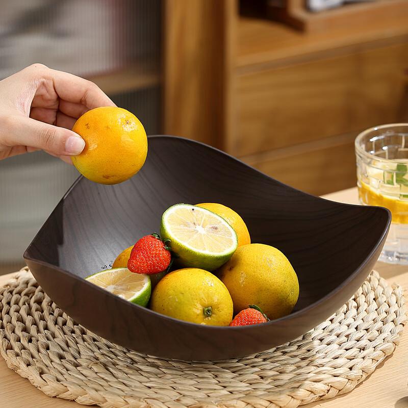 Changbaosen Wood Grain Irregular Fruit Plate