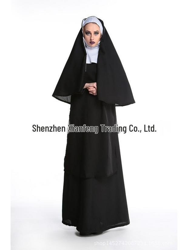 

Взрослый костюм монахини и Девы Марии для косплея на Хэллоуин M как