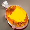 Honey Topaz Gemstone Handmade 925 Sterling Silver Jewelry Pendant 2.17" AH-783