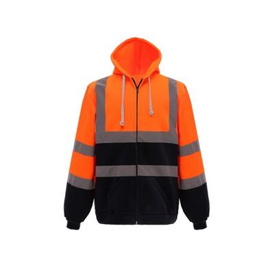 Mens Hi-Vis Full Zip Hoodie