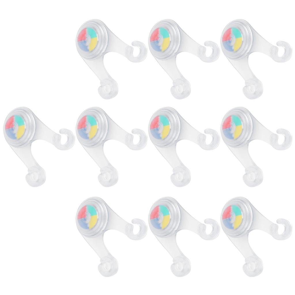 10pcs LED Camping Rope Hanging Light Outdoor Silicone Camp Tent String Rope Warning LightsFull Colour