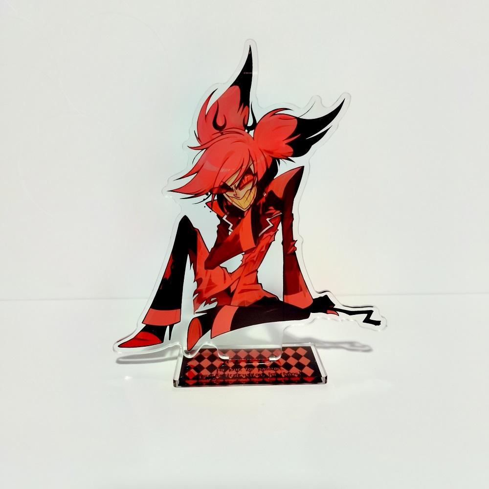 Hazbin Alastor Hotel Morning Cosplay Stand Anime 15cm Acrylic Cartoon Model Standing Birthday Presents Bag Decoration Set Premium Quality