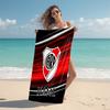 Personalized River Plate Crest Beach Towel Microfiber Beach Towel Thin Absorbent for Beach Swimming Yoga Bath Sports. 0910174