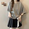 Plus Size Irregular Strap Short Sleeve T-Shirt for Women - New Summer Arrivals, Versatile, Flattering Top for Chubby Girls
